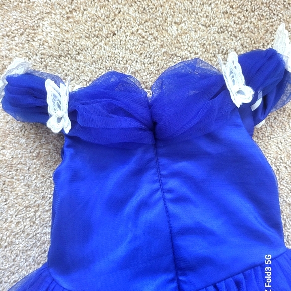 ❤️NWT❤️ COLBALT BLUE GIRLS BALL GOWN - Picture 10 of 12